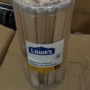 Lowe's Carpenter Pencils Bulk Pack - Flat Wood Design 40pack